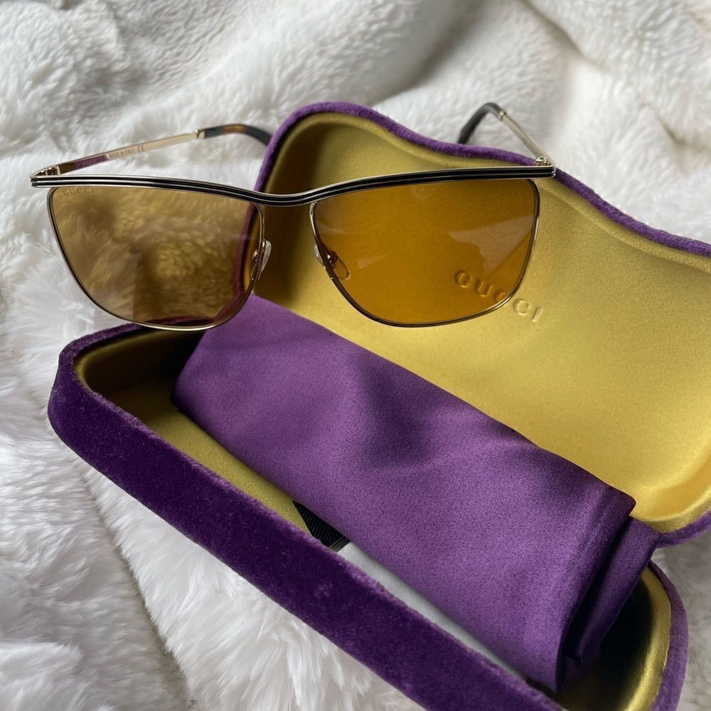 NIB Gucci GG0821S Rectangular Sunglasses - Picture 2 of 11